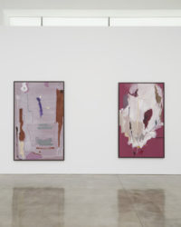Two Frankenthaler Paintings Side by Side