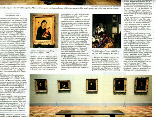 Article about Framing Exhibit in The New York Times