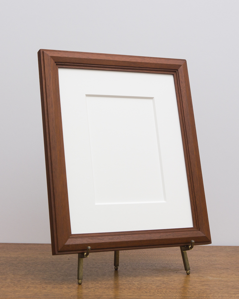 cairo-frame-sienna-side Cairo Frame with Sienna Stain from Side