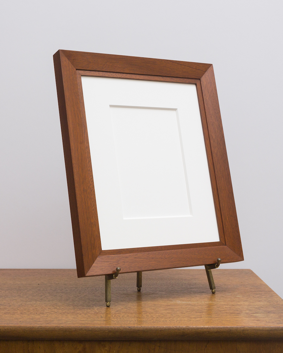 charleston-frame-sienna-side Charleston Frame with Sienna Stain from Side