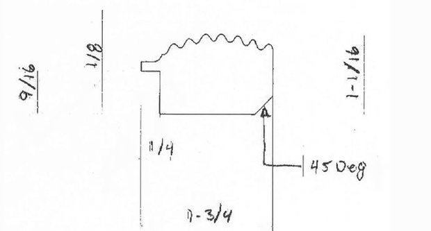 Frame Profile Designed by Bark Frameworks for Degas Artwork