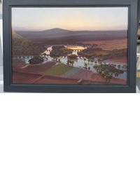 Stephen Hannock Painting of Landscape