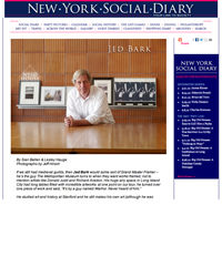Jed Bark Featured in the New York Social Diary
