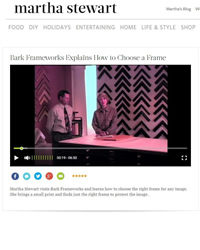 Martha Stewart Interviews Bark Frameworks