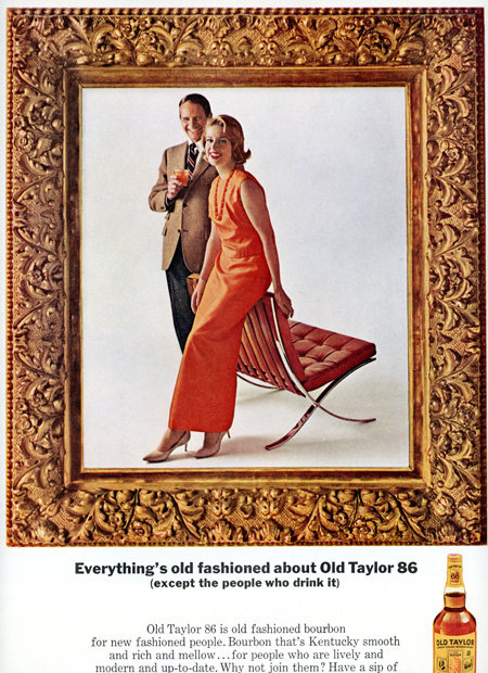 Old Fashioned Frame on Old Taylor 86 Advertisement