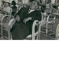 Portrait of Man Sleeping in Chair