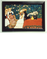 Rippl Ronai Painting of Woman and Three Girls