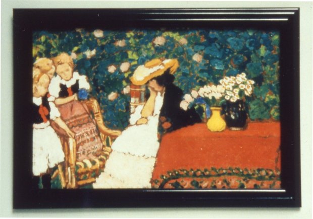 Rippl Ronai Painting of Woman and Three Girls