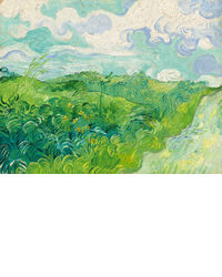 Vincent van Gogh's Green Wheat Field Painting