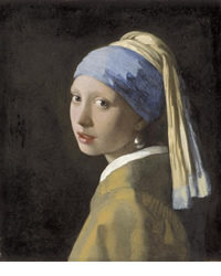 Johannes Vermeer Painting Girl with a Pearl Earring