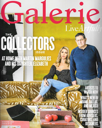 Cover of Galerie magazine winter 2019