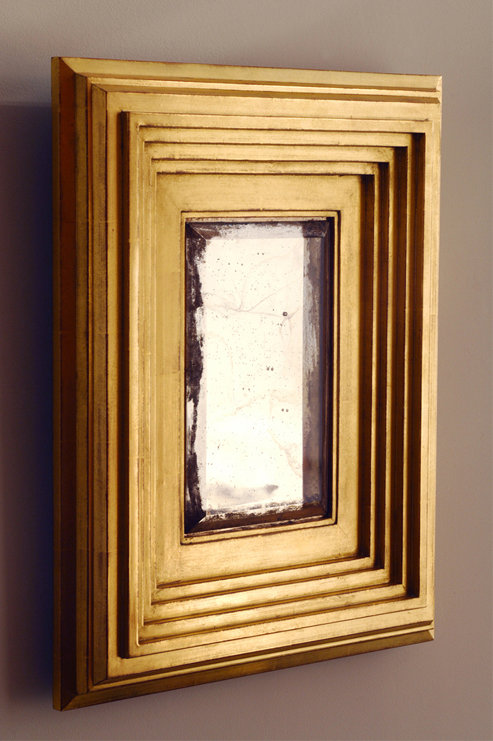 Bark Frameworks Framed Mirror Based on Degas Frame Profile Sketch