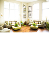 Custom Frames and Easels in Living Room Context