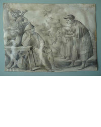 Pieter Quast Artwork Before Treatment