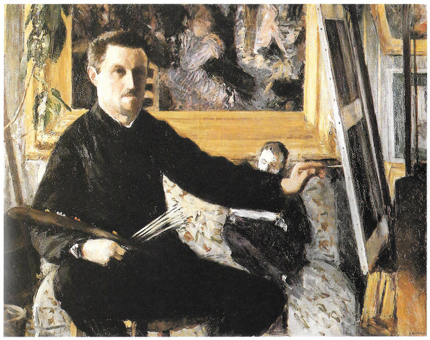 Self Portrait of Gustave Calliebotte in 1879-1880