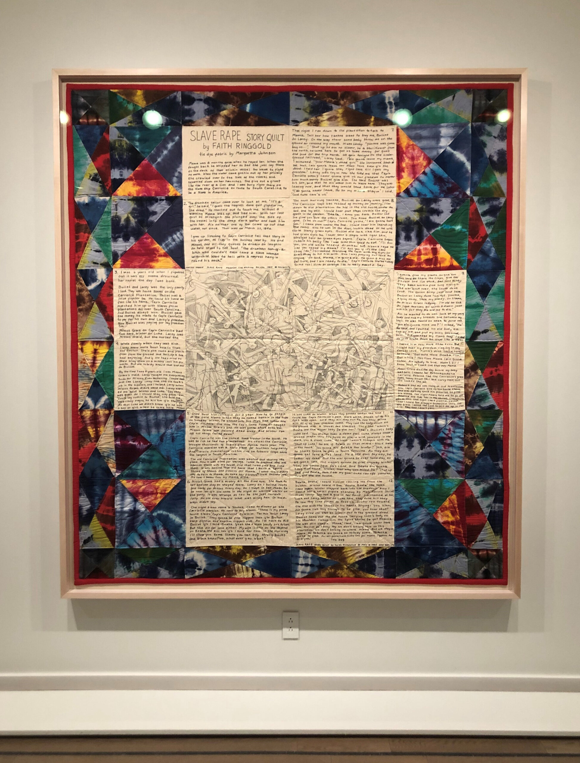 Ringgold, Faith - Slave Rape Story Quilt